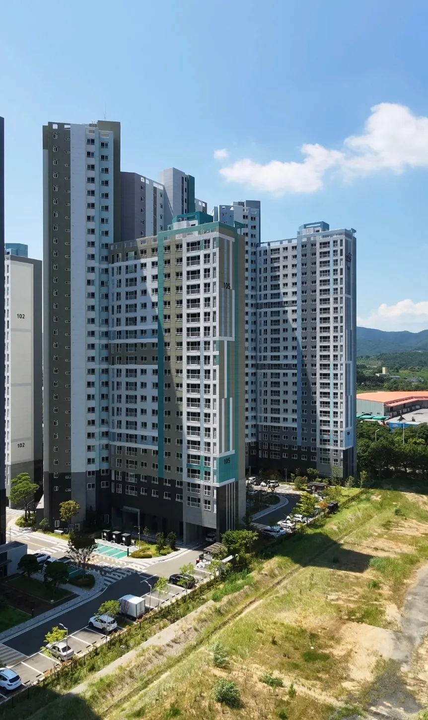 산이고운 마린파크 실제 단지 외관